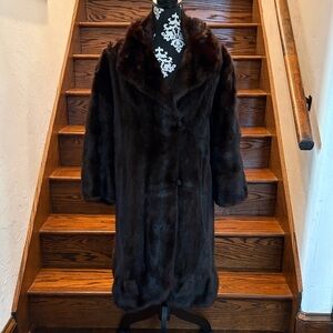 Full Length Authentic Vantage Mink Coat